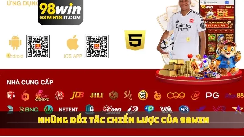 Những đối tác chiến lược cùng xây dựng nên thành công của 98WIN